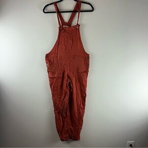 Hollister Light Weight Oversize Rust Orange Women Jumpsuit Size XS
